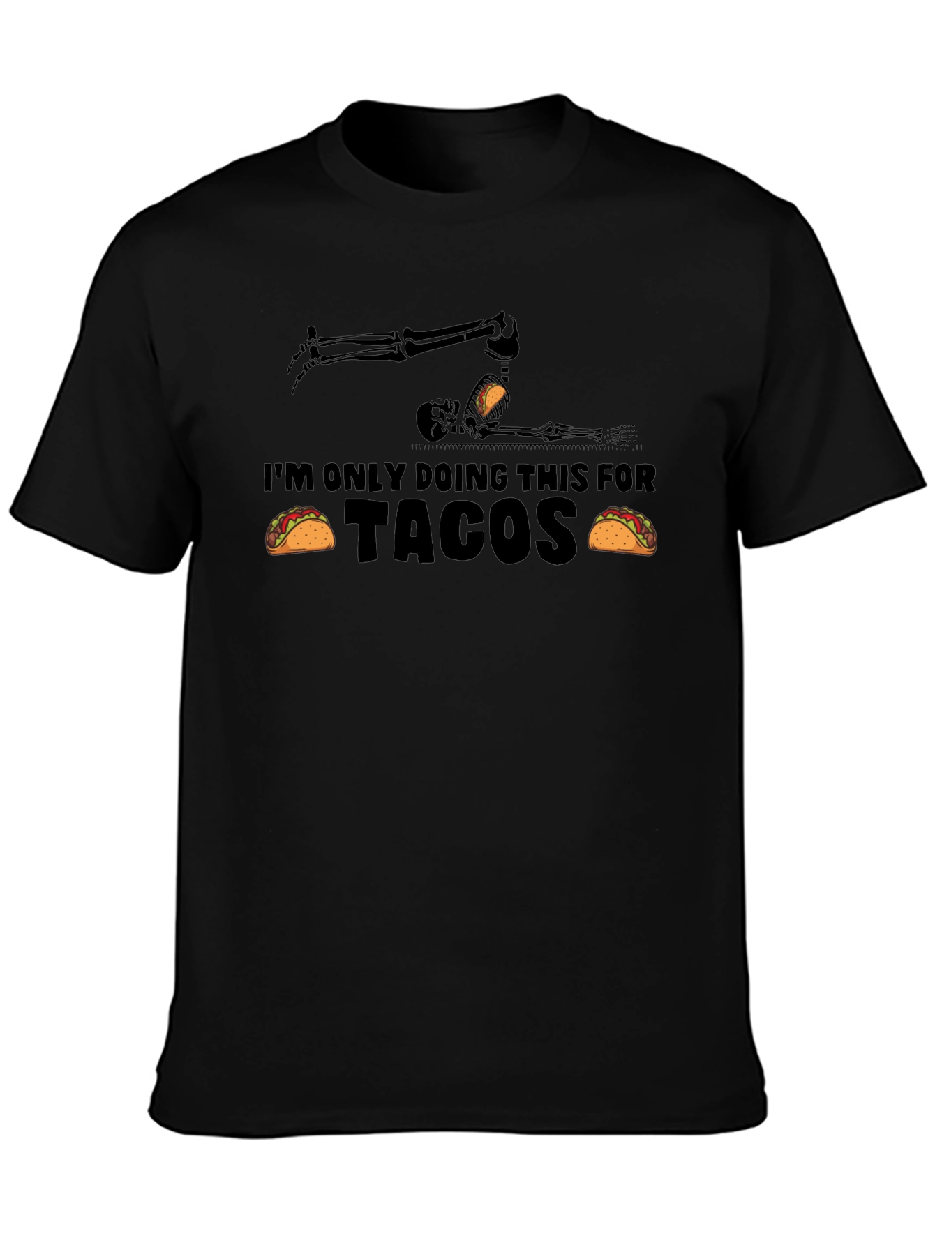 Tacos Skeleton Graphic Tee