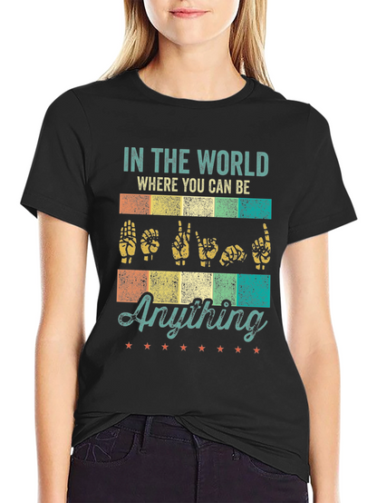 In The World Sign Language T-Shirt