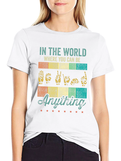 In The World Sign Language T-Shirt