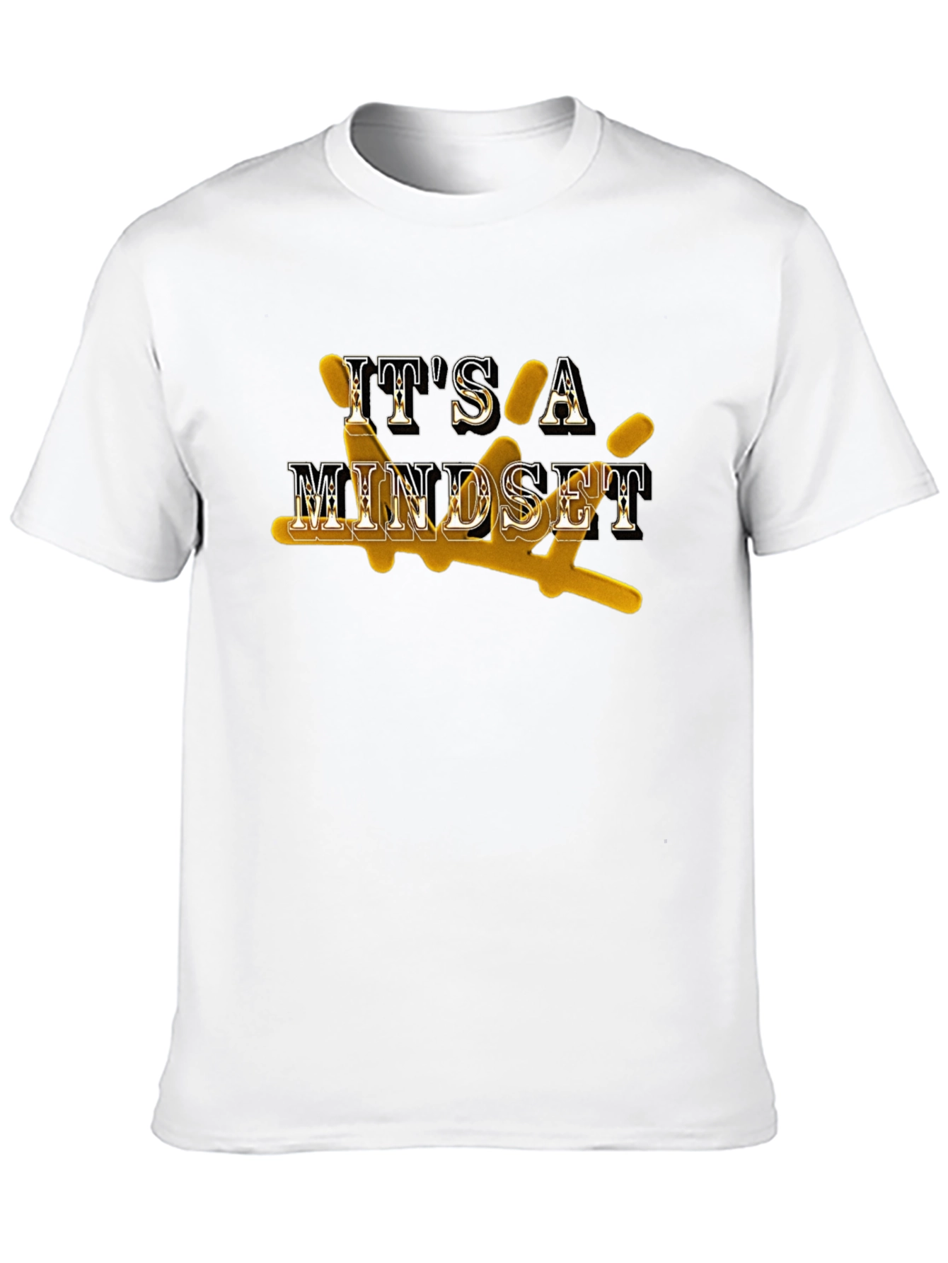 Its A Mindset Graphic Tee - Black