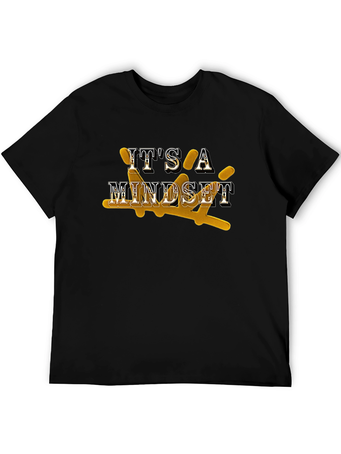 Its A Mindset Graphic Tee - Black