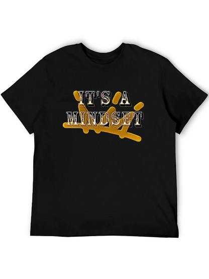Its A Mindset Graphic Tee - Black