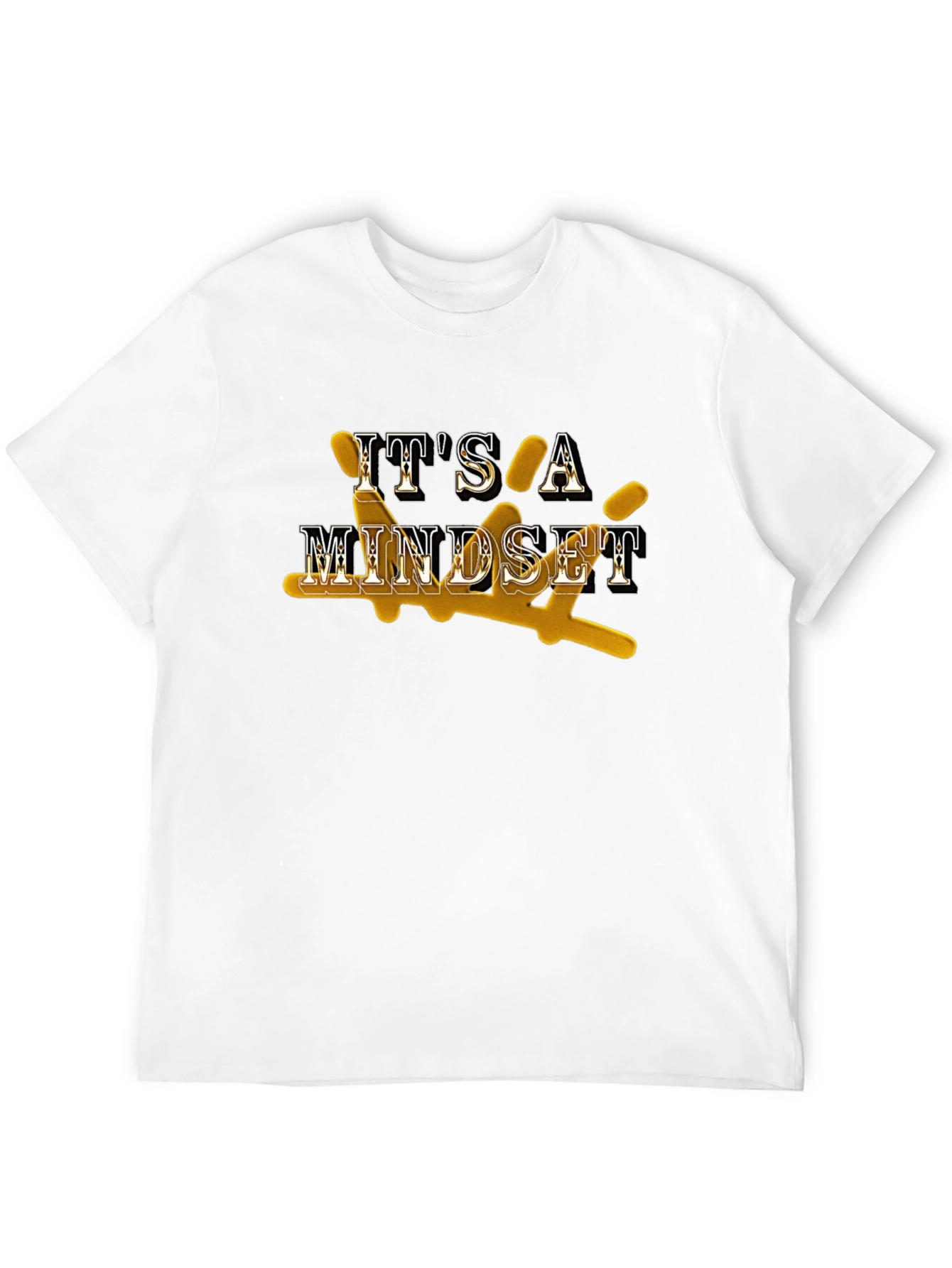 Its A Mindset Graphic Tee - Black
