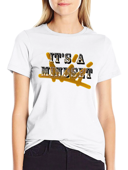 Its A Mindset Graphic Tee - Black