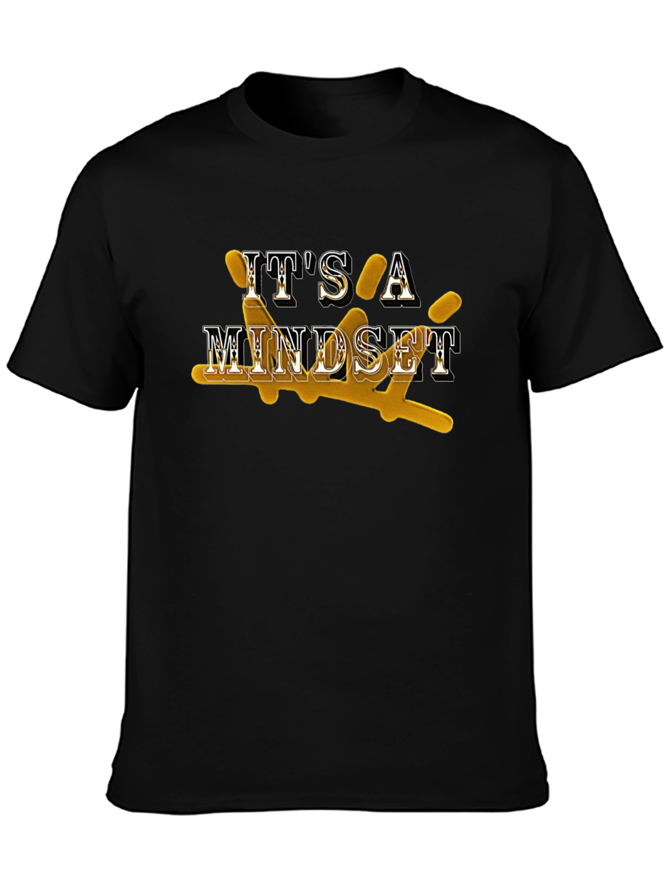 Its A Mindset Graphic Tee - Black