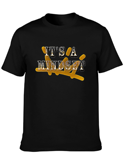 Its A Mindset Graphic Tee - Black