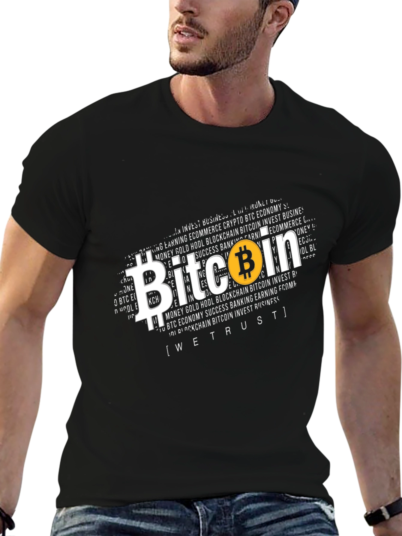 Bitcoin Crypto T-Shirt - We Trust Blockchain
