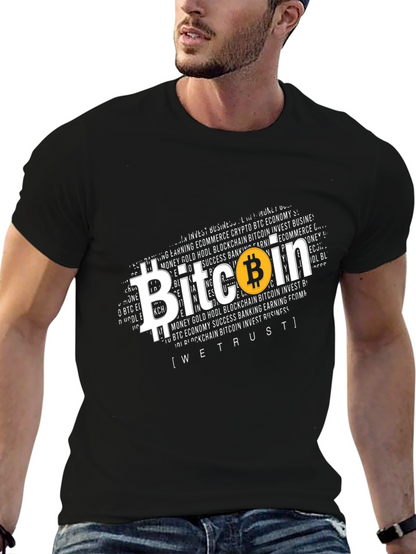 Bitcoin Crypto T-Shirt - We Trust Blockchain