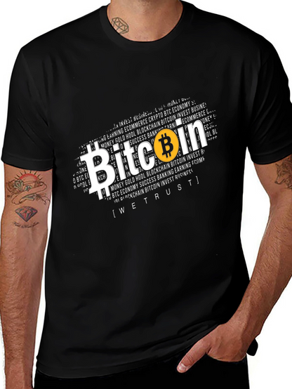 Bitcoin Crypto T-Shirt - We Trust Blockchain