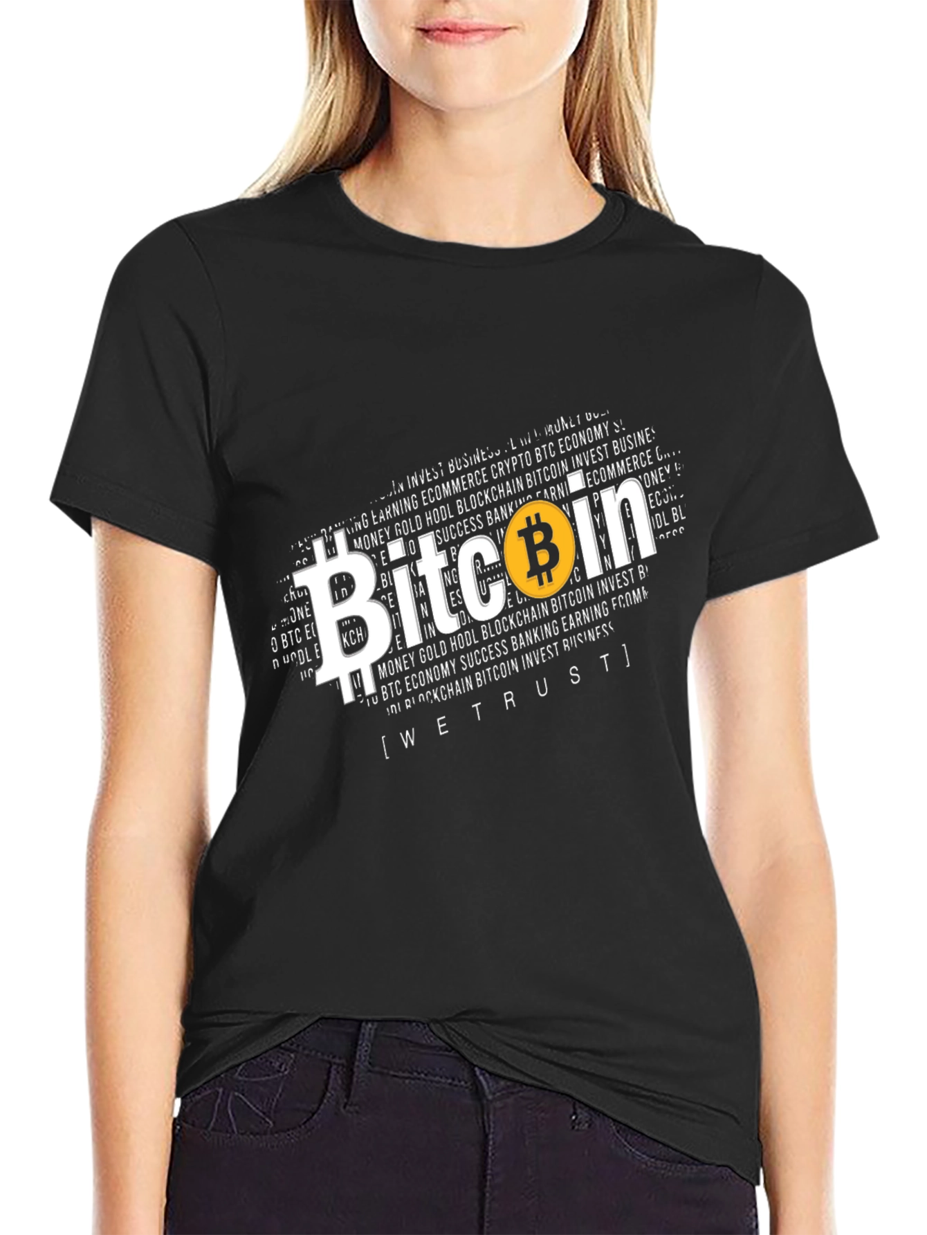 Bitcoin Crypto T-Shirt - We Trust Blockchain