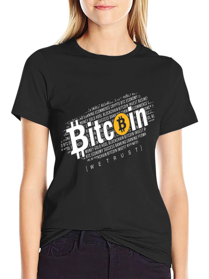 Bitcoin Crypto T-Shirt - We Trust Blockchain
