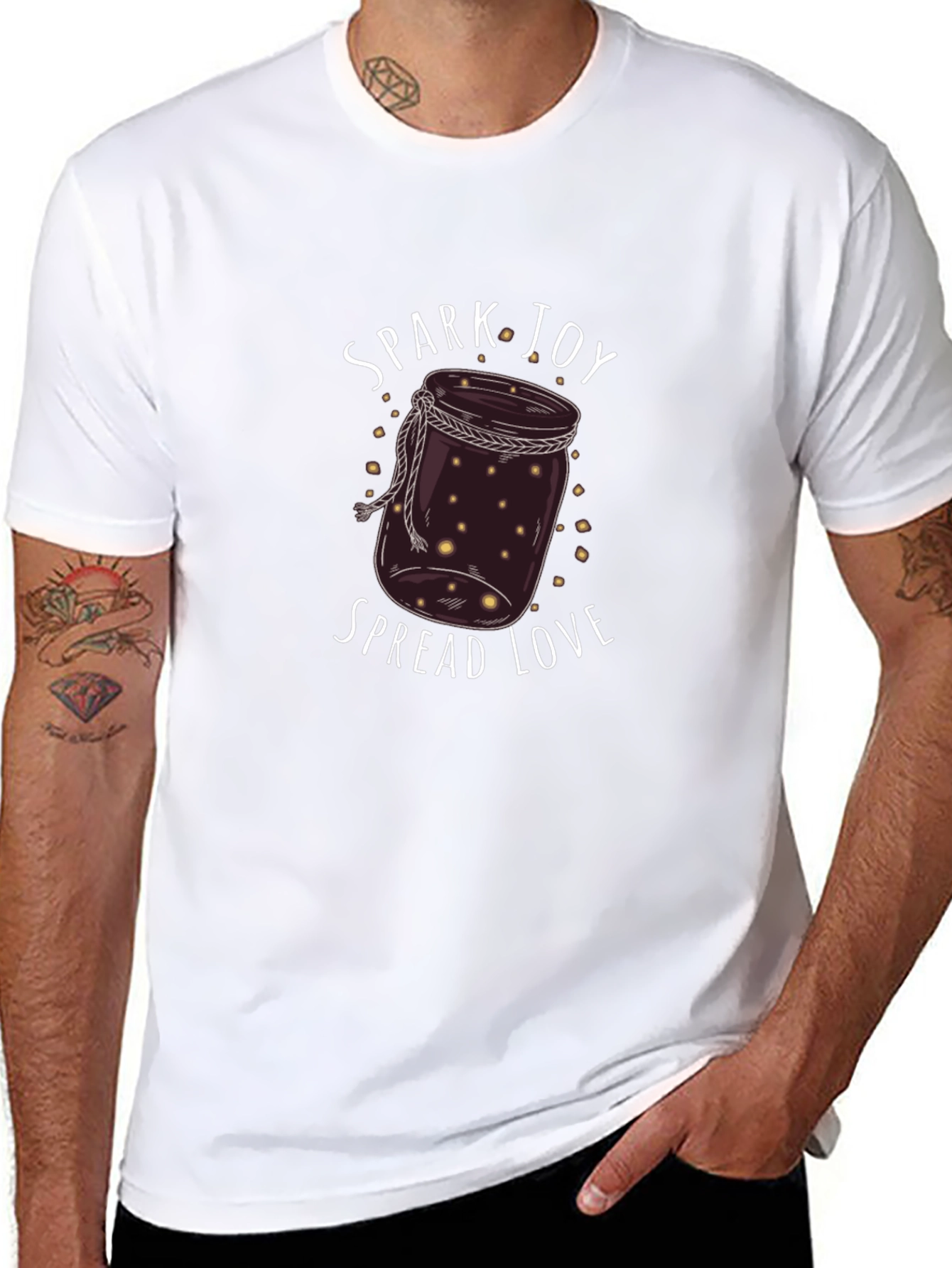Spark Joy Spread Love Graphic T-Shirt