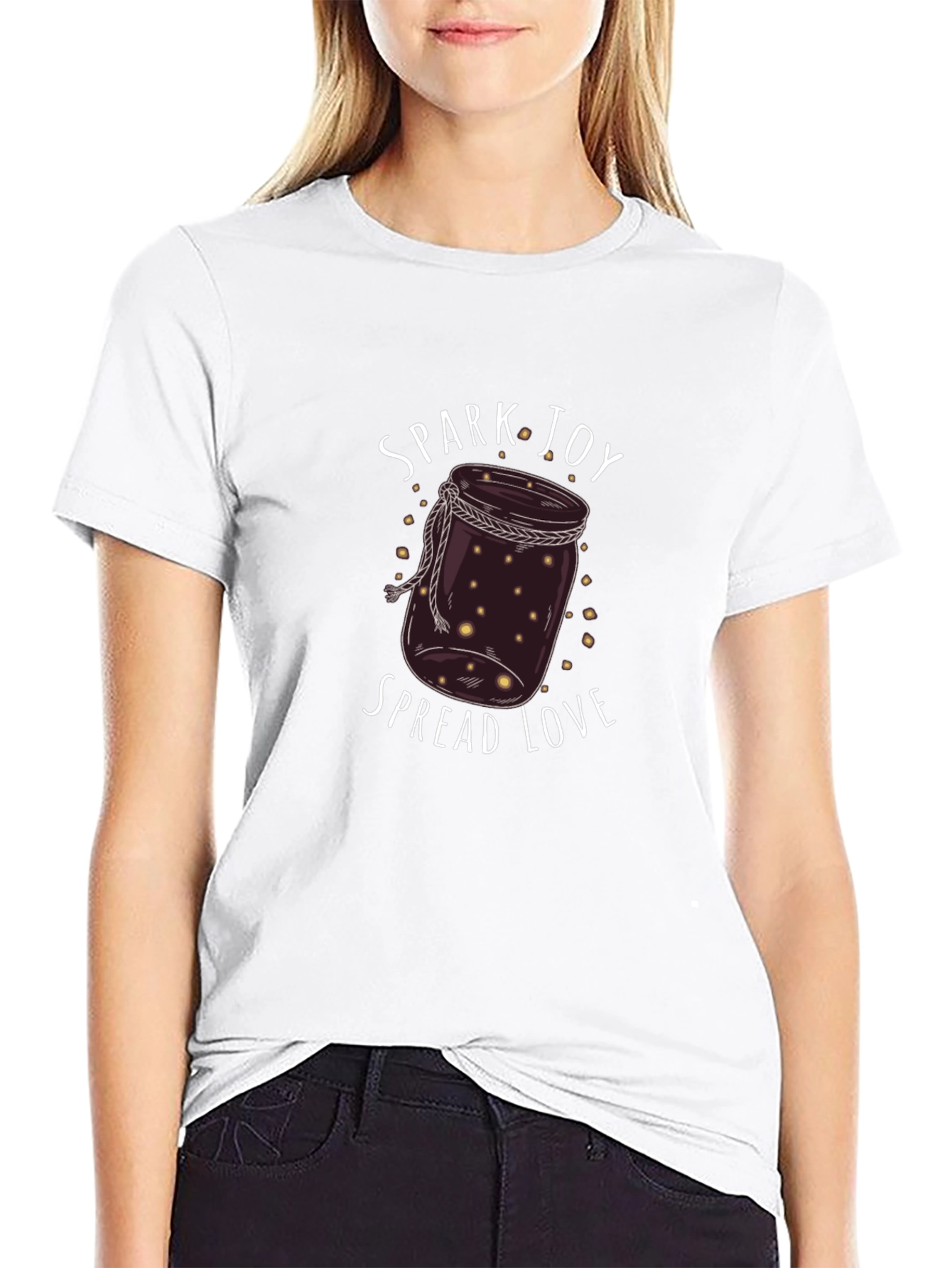 Spark Joy Spread Love Graphic T-Shirt