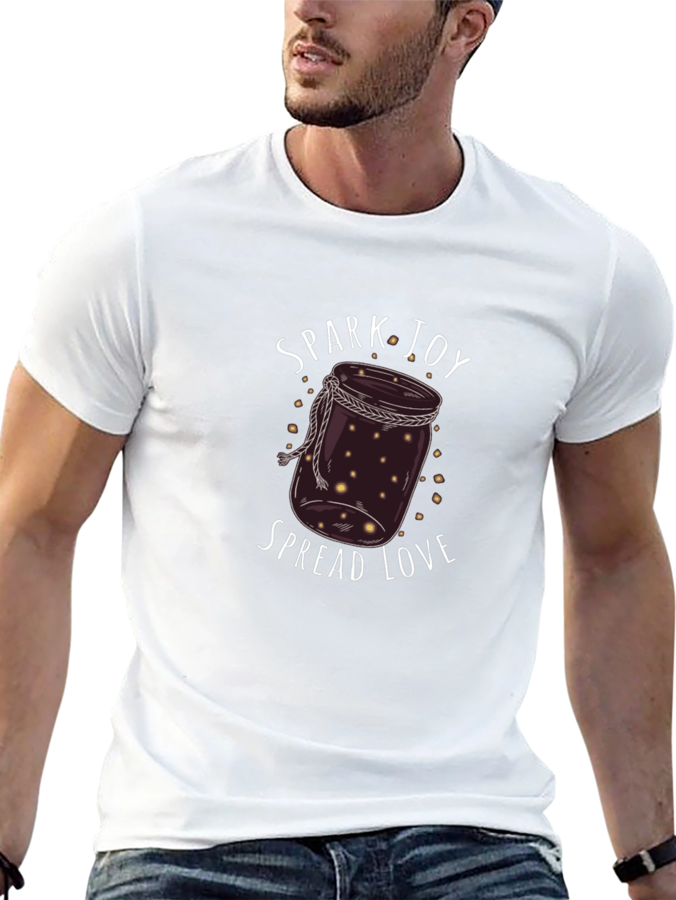 Spark Joy Spread Love Graphic T-Shirt