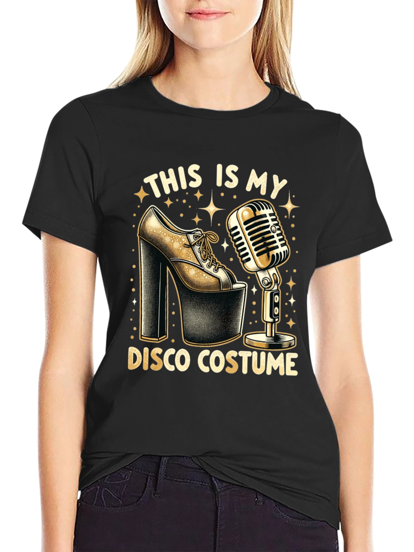 Disco Costume Graphic T-Shirt