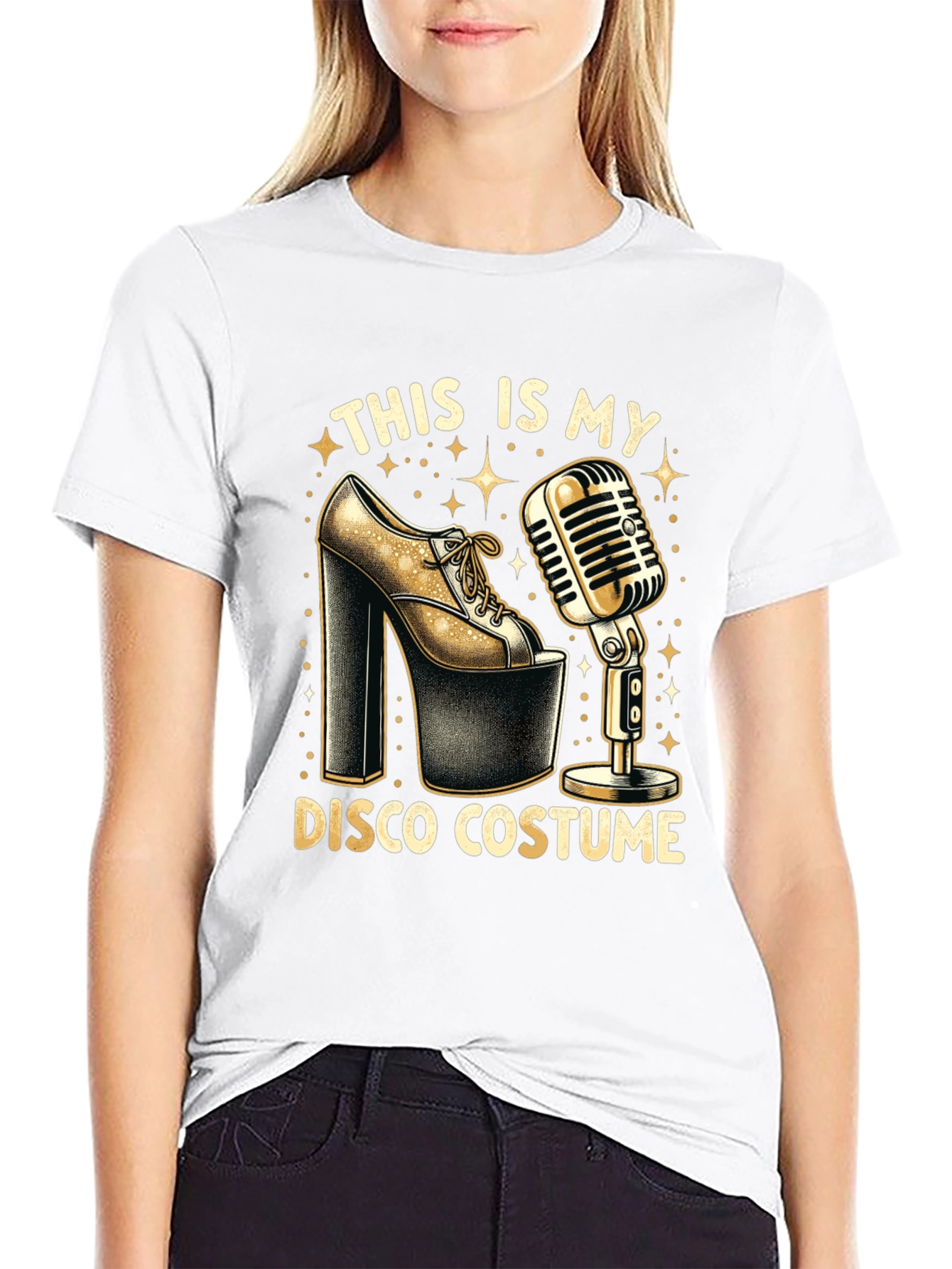 Disco Costume Graphic T-Shirt