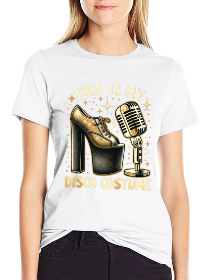 Disco Costume Graphic T-Shirt