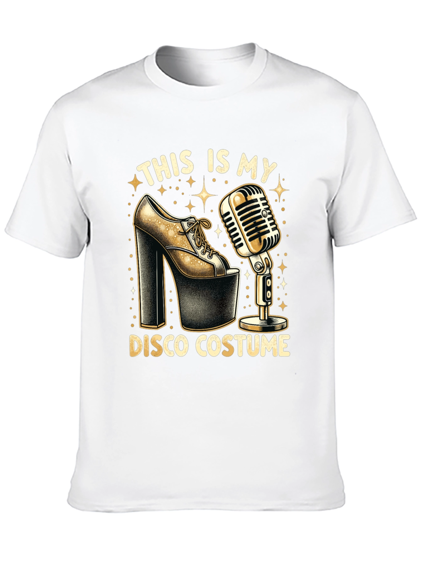 Disco Costume Graphic T-Shirt