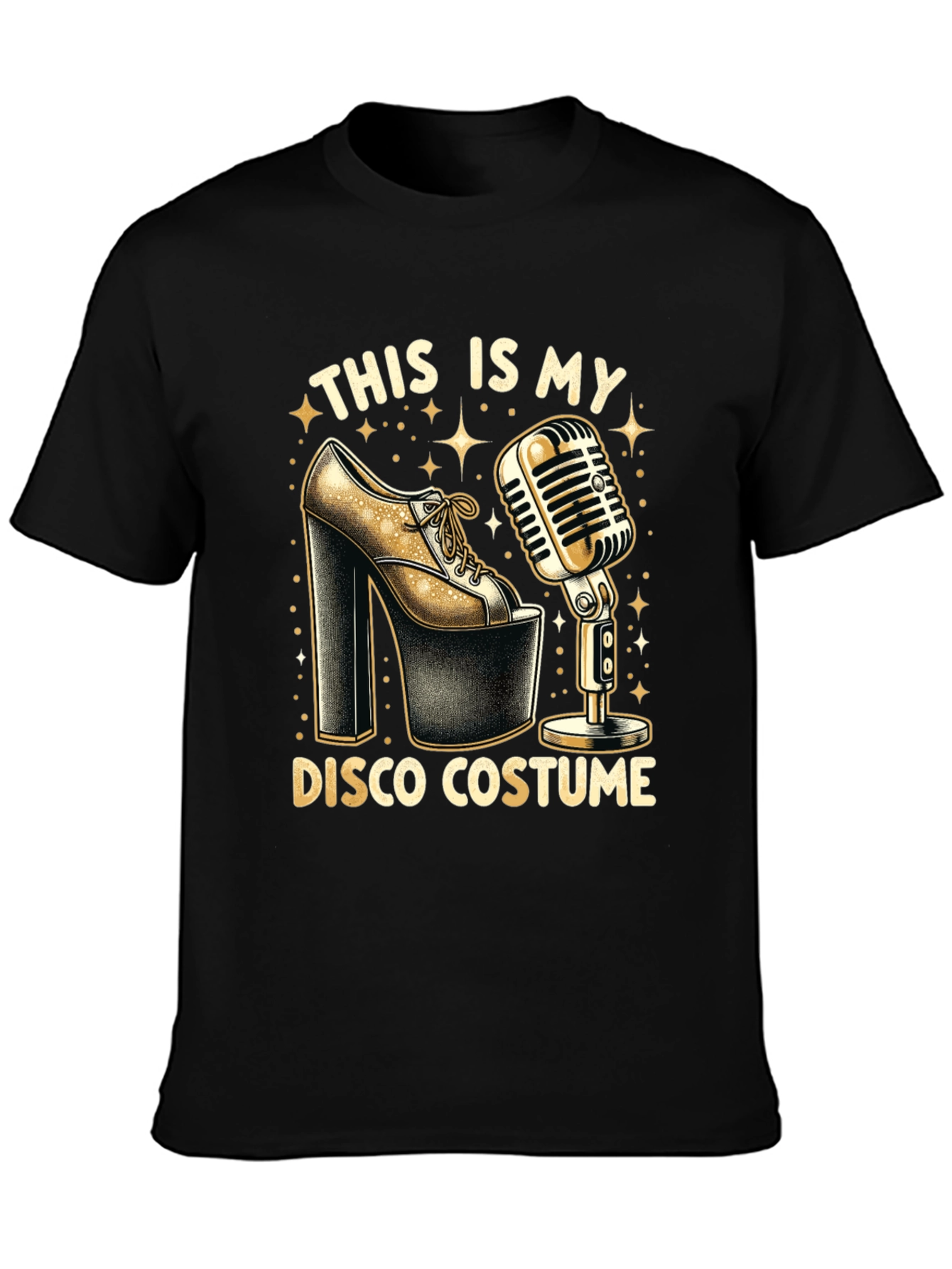 Disco Costume Graphic T-Shirt