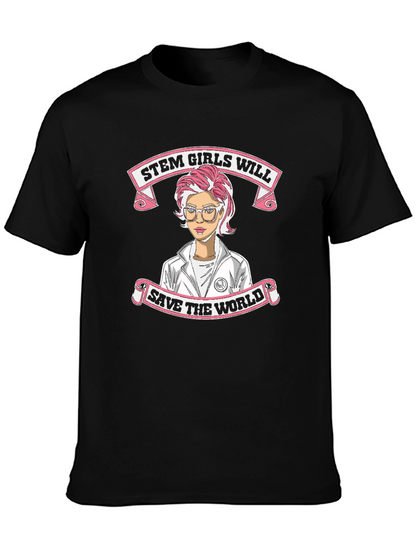 STEM Girls Will Save The World T-Shirt