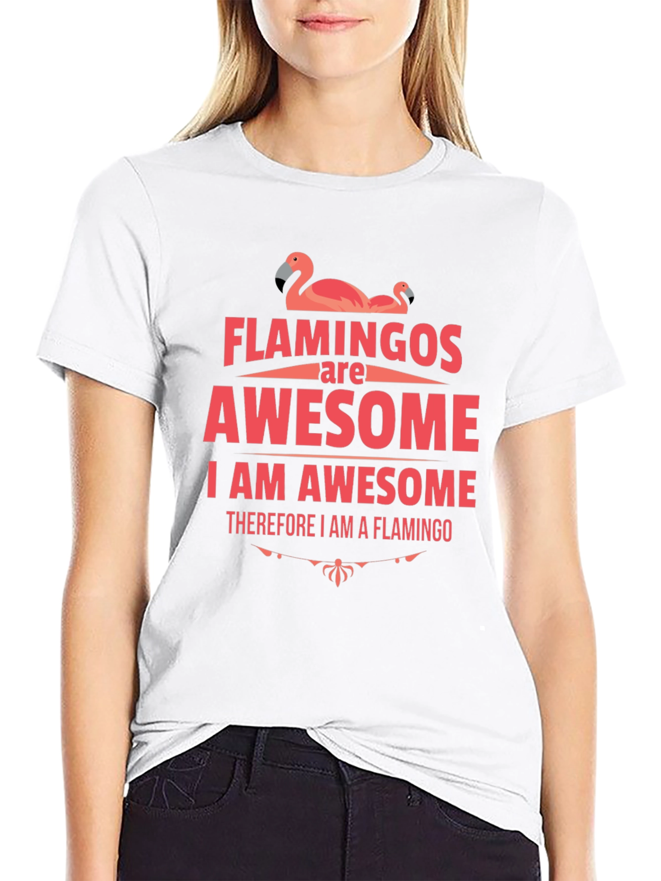 Flamingos Are Awesome Graphic T-Shirt