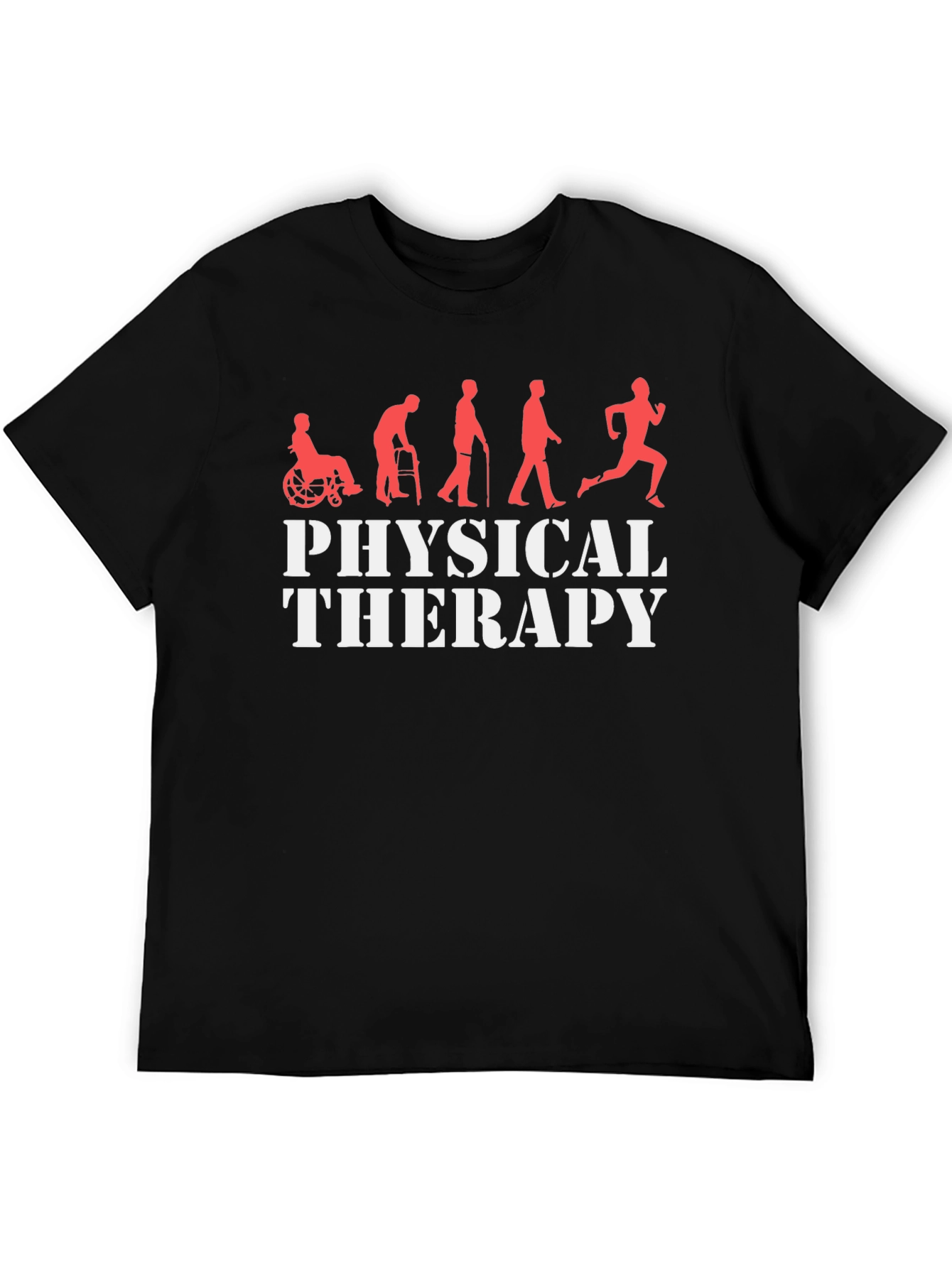 Physical Therapy Evolution Black T-Shirt