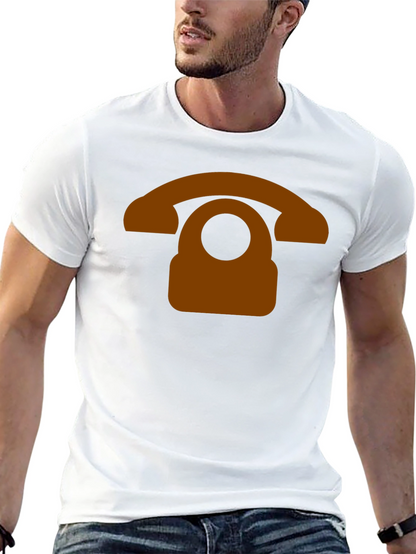 Retro Phone Graphic Tee - Classic Design
