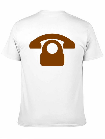 Retro Phone Graphic Tee - Classic Design