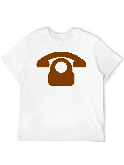 Retro Phone Graphic Tee - Classic Design