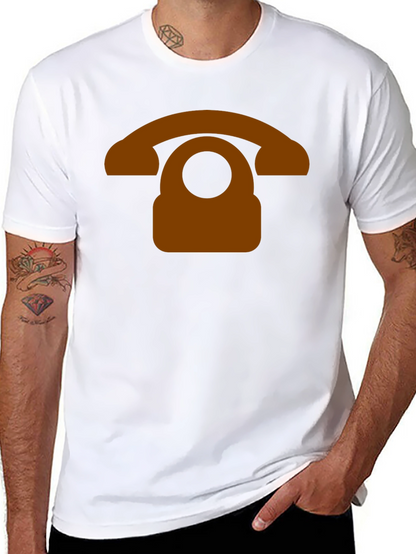 Retro Phone Graphic Tee - Classic Design