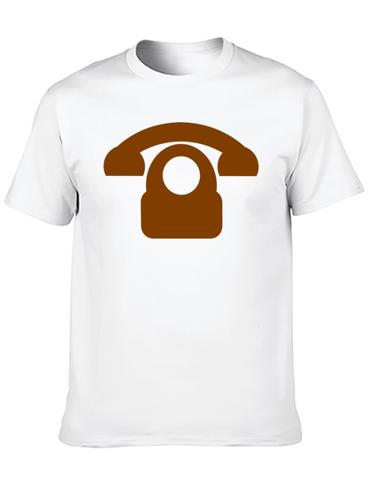 Retro Phone Graphic Tee - Classic Design