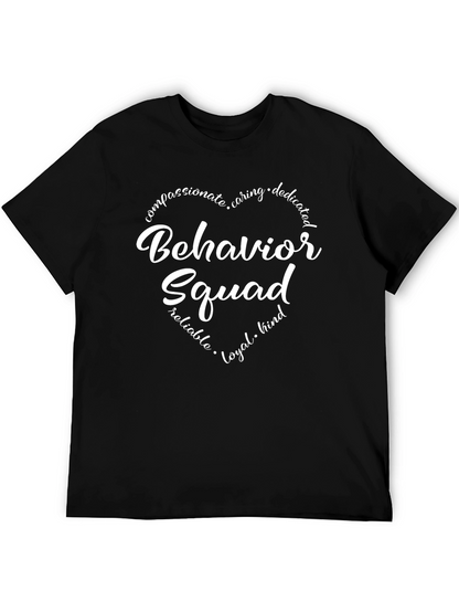Behavior Squad Graphic T-Shirt - Compassionate Caring Design