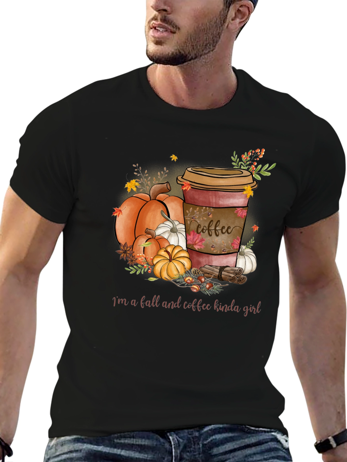 Fall & Coffee Kinda Girl Graphic Tee