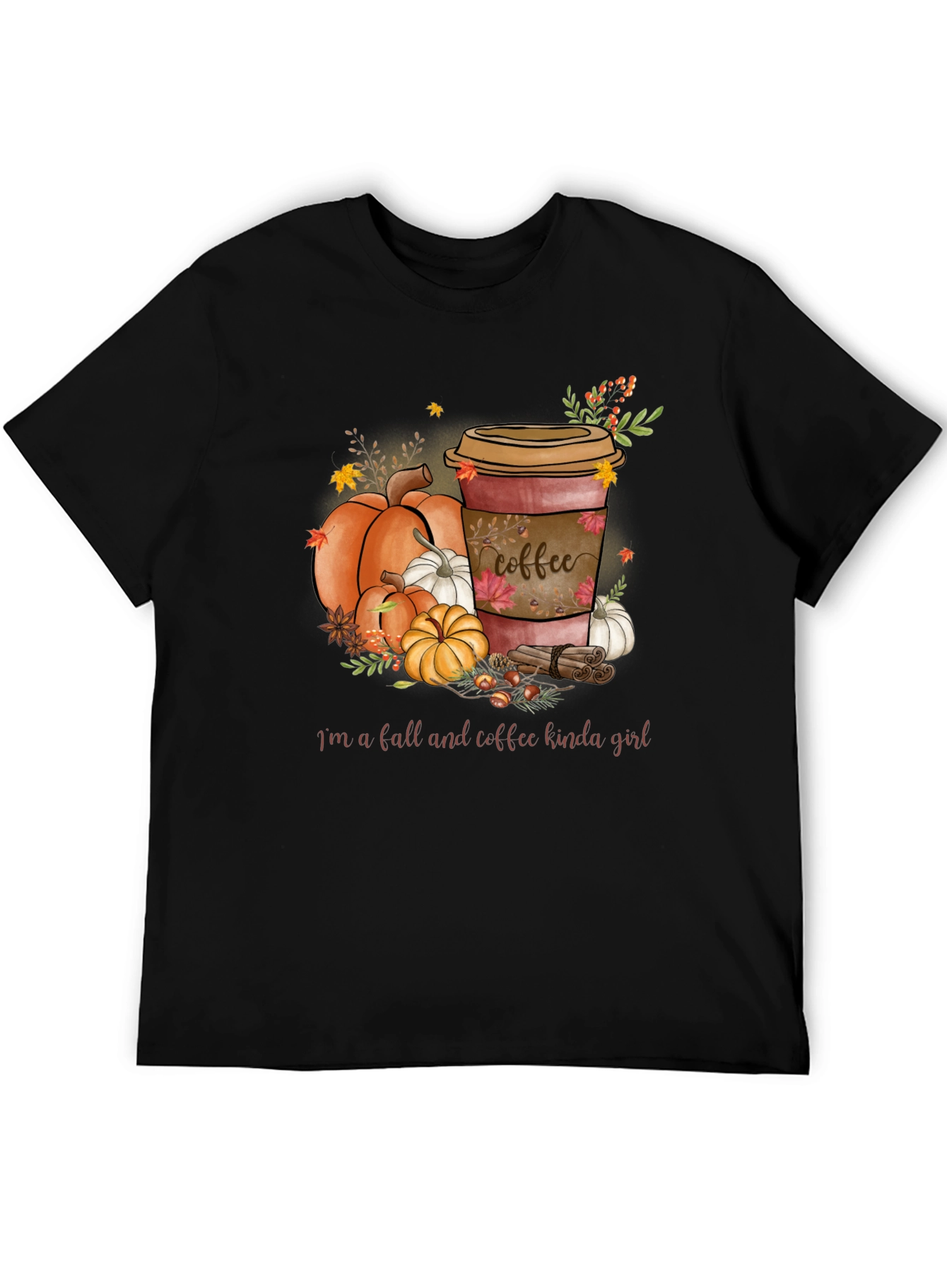 Fall & Coffee Kinda Girl Graphic Tee