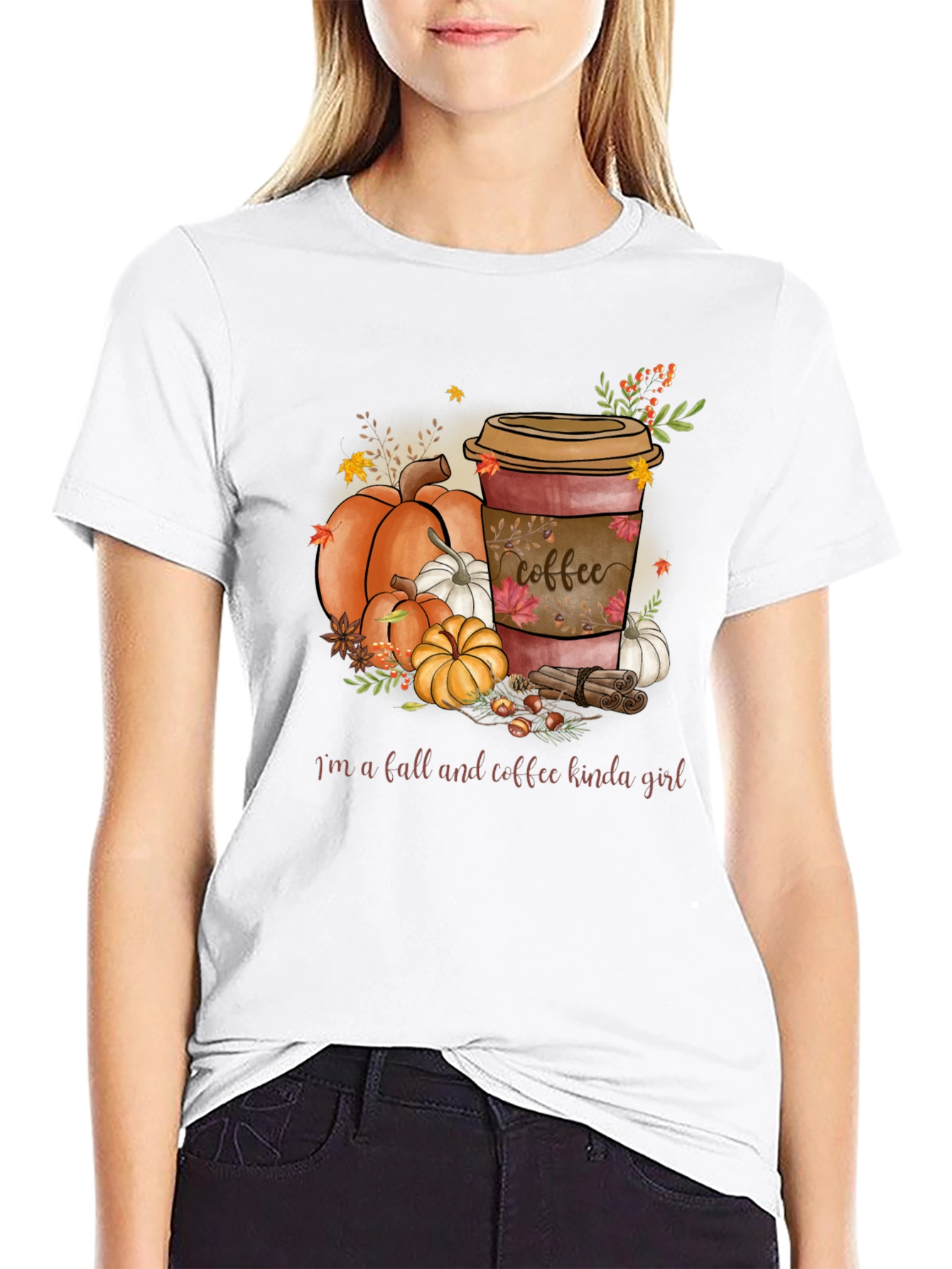 Fall & Coffee Kinda Girl Graphic Tee