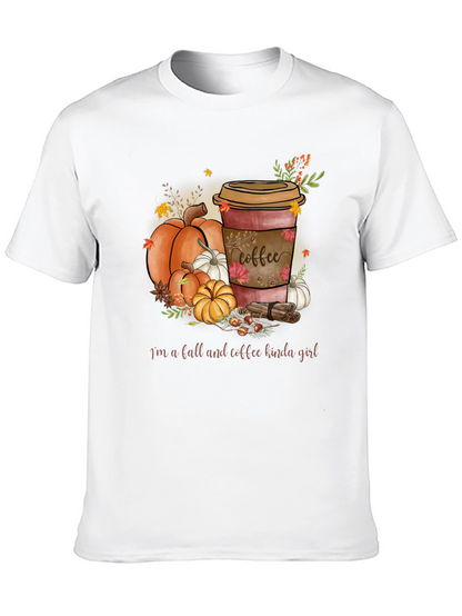 Fall & Coffee Kinda Girl Graphic Tee