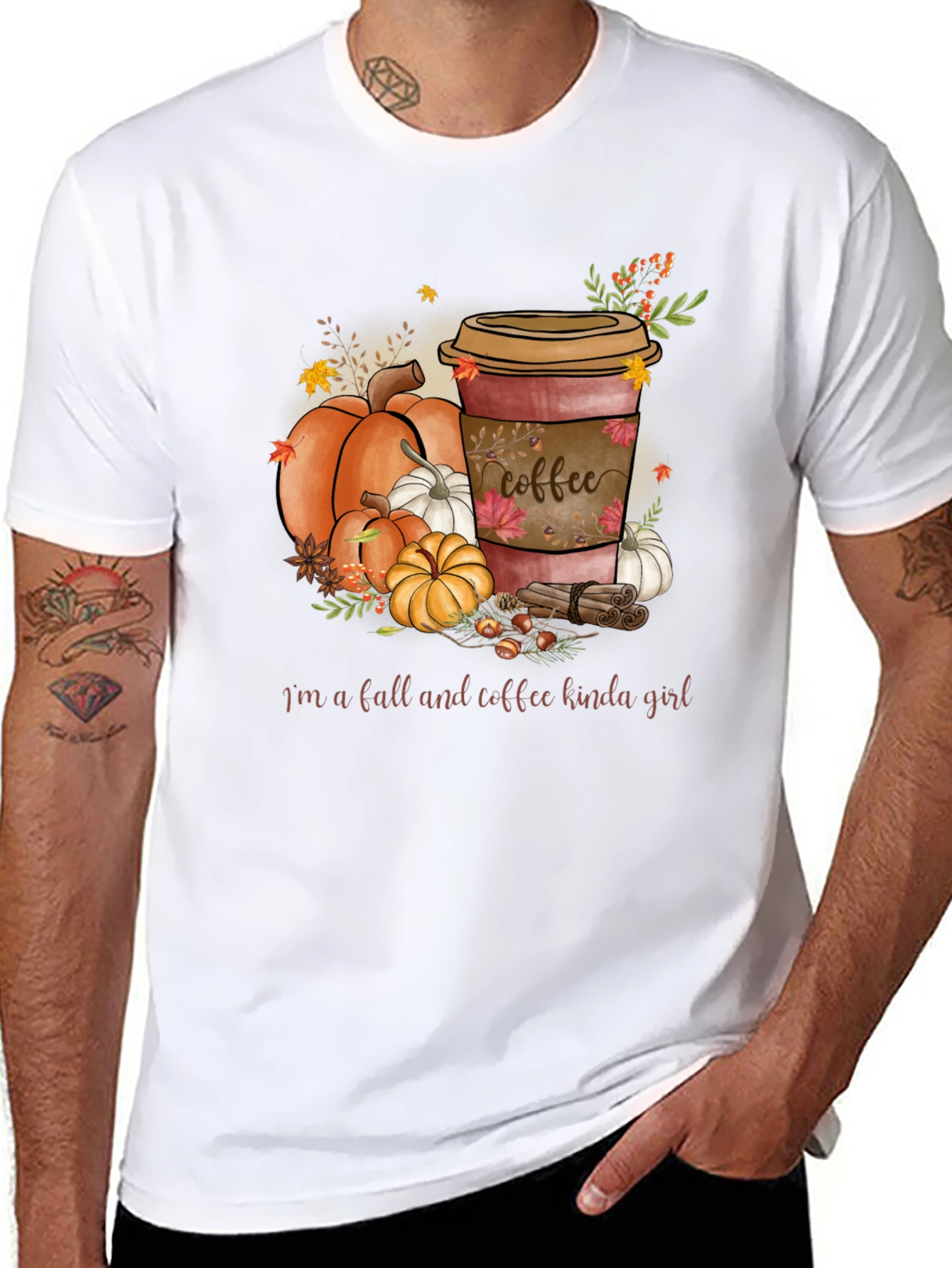 Fall & Coffee Kinda Girl Graphic Tee
