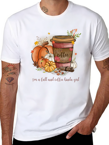 Fall & Coffee Kinda Girl Graphic Tee