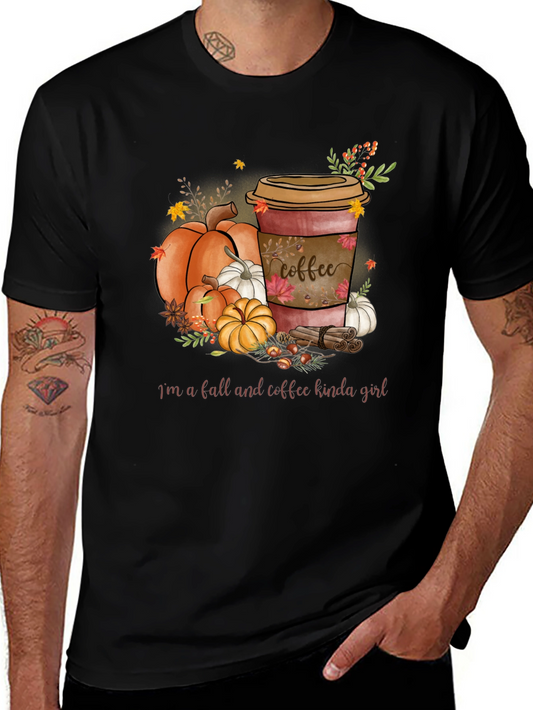 Fall & Coffee Kinda Girl Graphic Tee