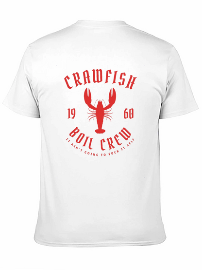 Crawfish Boil Crew Graphic T-Shirt - Black