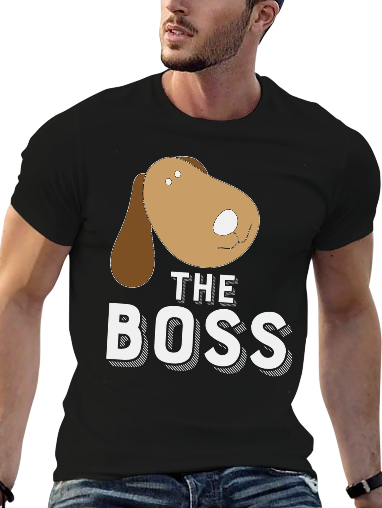 The Boss Dog Graphic T-Shirt