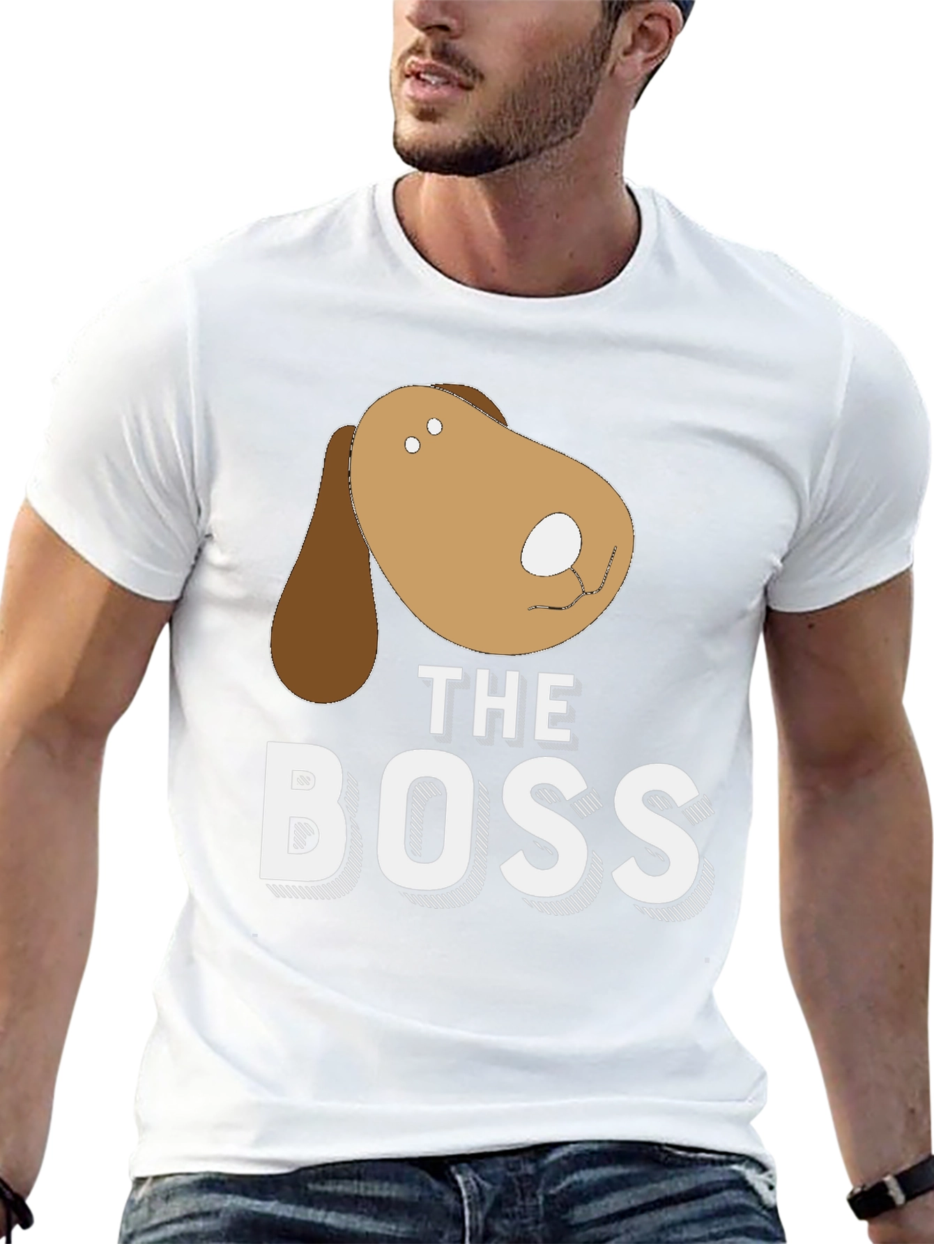 The Boss Dog Graphic T-Shirt