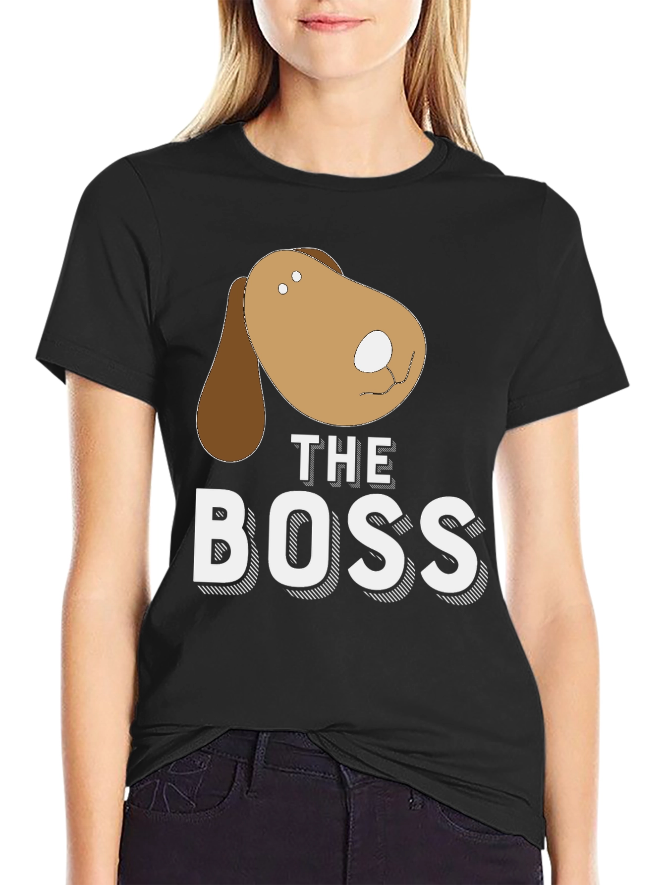 The Boss Dog Graphic T-Shirt