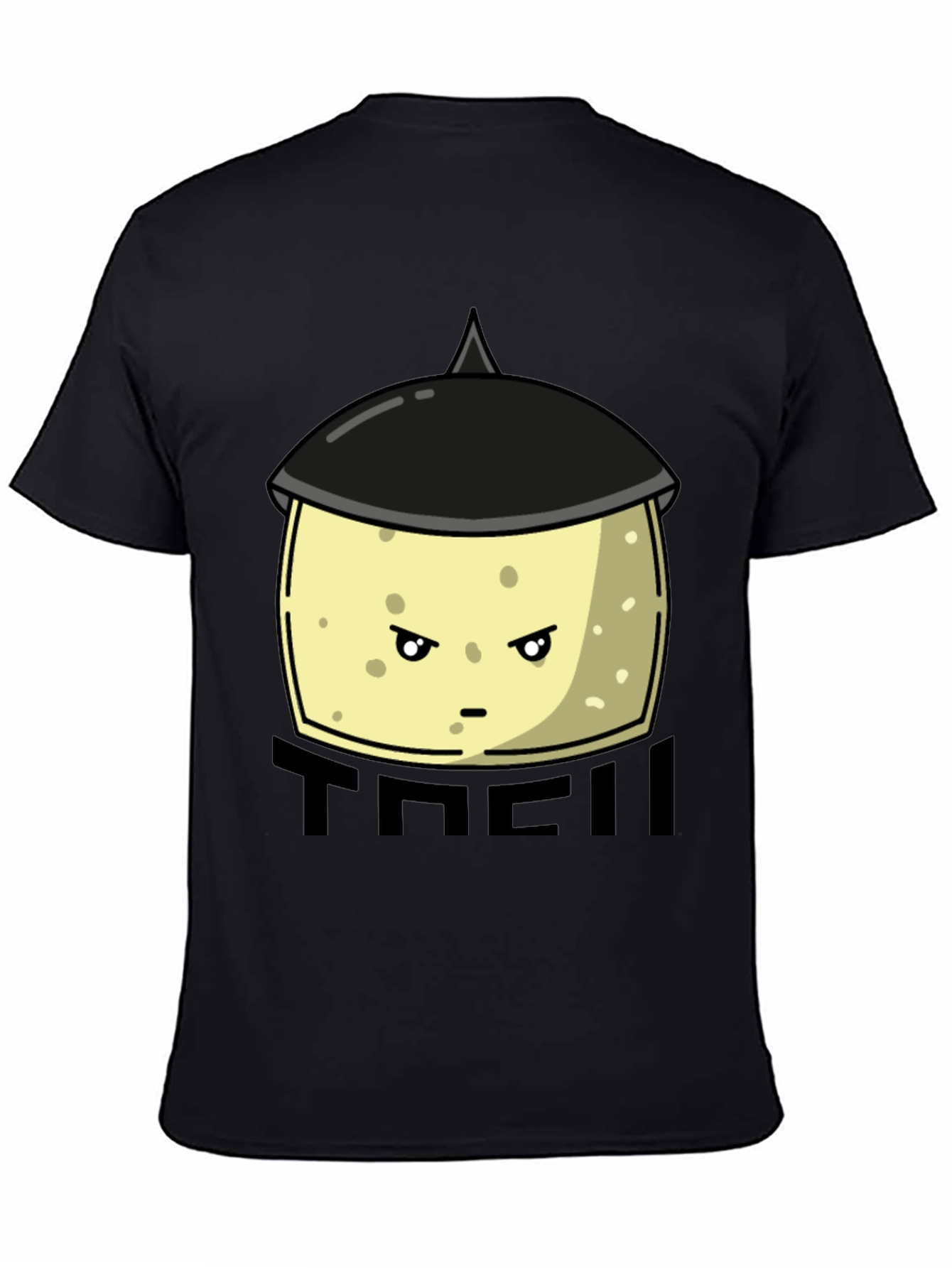 Funny Tofu Chef Cartoon Graphic Tee
