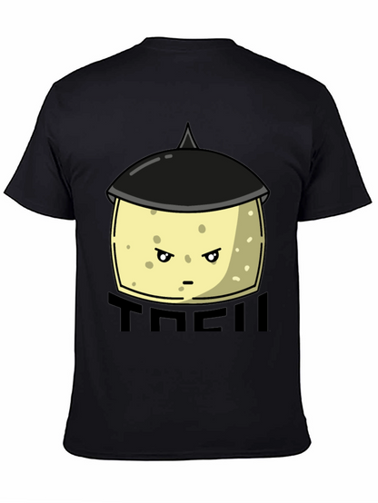 Funny Tofu Chef Cartoon Graphic Tee