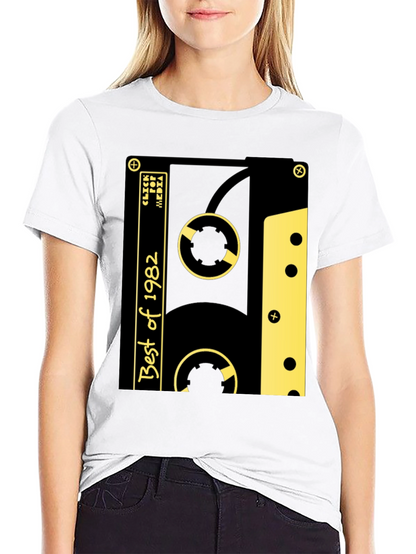 Retro Best of 1982 Cassette Tape Graphic T-Shirt