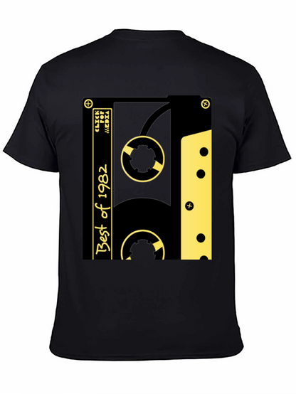 Retro Best of 1982 Cassette Tape Graphic T-Shirt