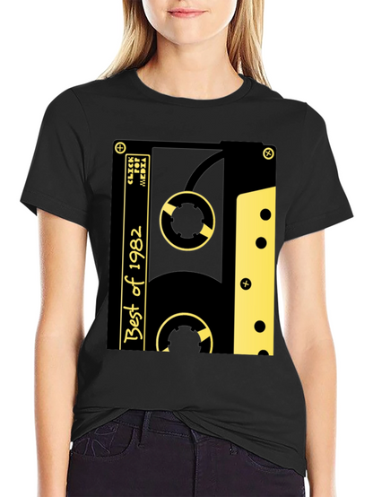 Retro Best of 1982 Cassette Tape Graphic T-Shirt