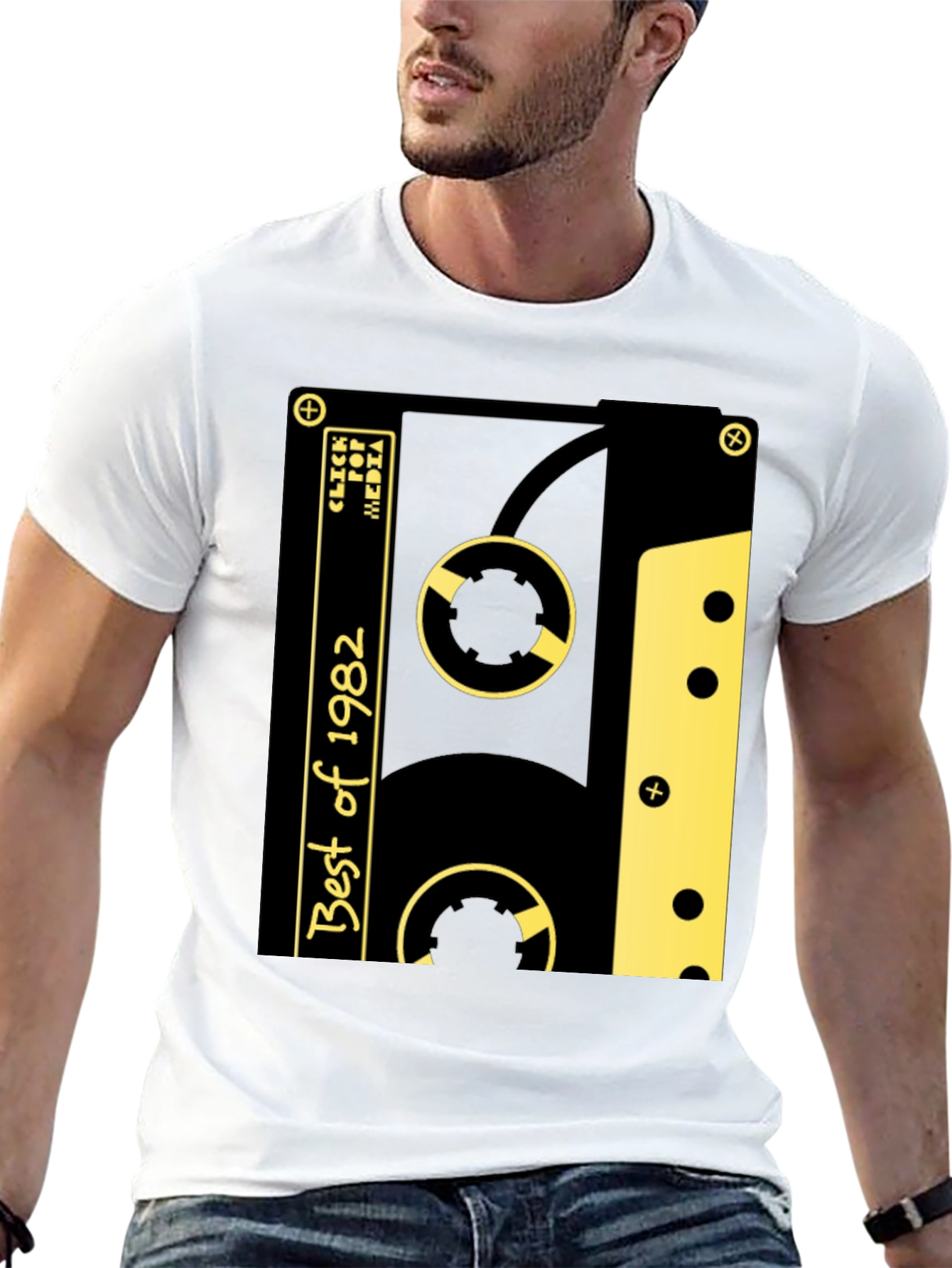 Retro Best of 1982 Cassette Tape Graphic T-Shirt