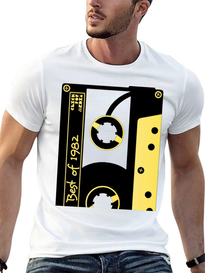 Retro Best of 1982 Cassette Tape Graphic T-Shirt